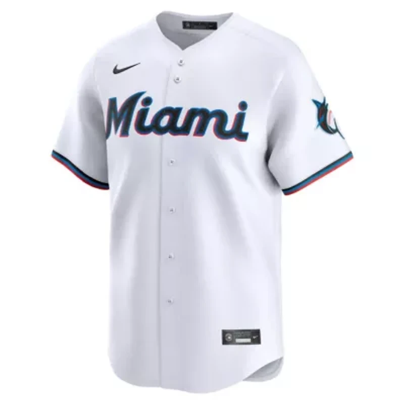 MLB Nike Miami Marlins Home Limited Jersey