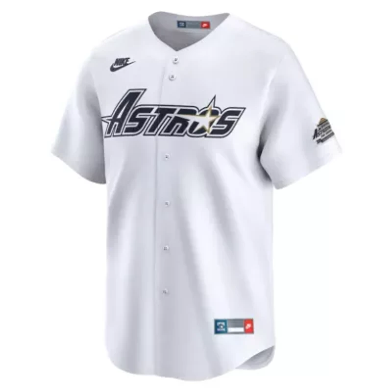 MLB Nike Houston Astros Throwback Cooperstown Collection Limited Jersey