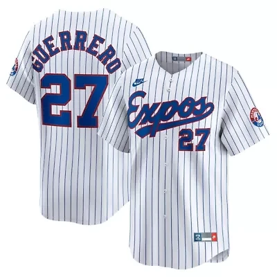 Cooperstown Teams Nike Vladimir Guerrero Montreal Expos Throwback Collection Limited Jersey