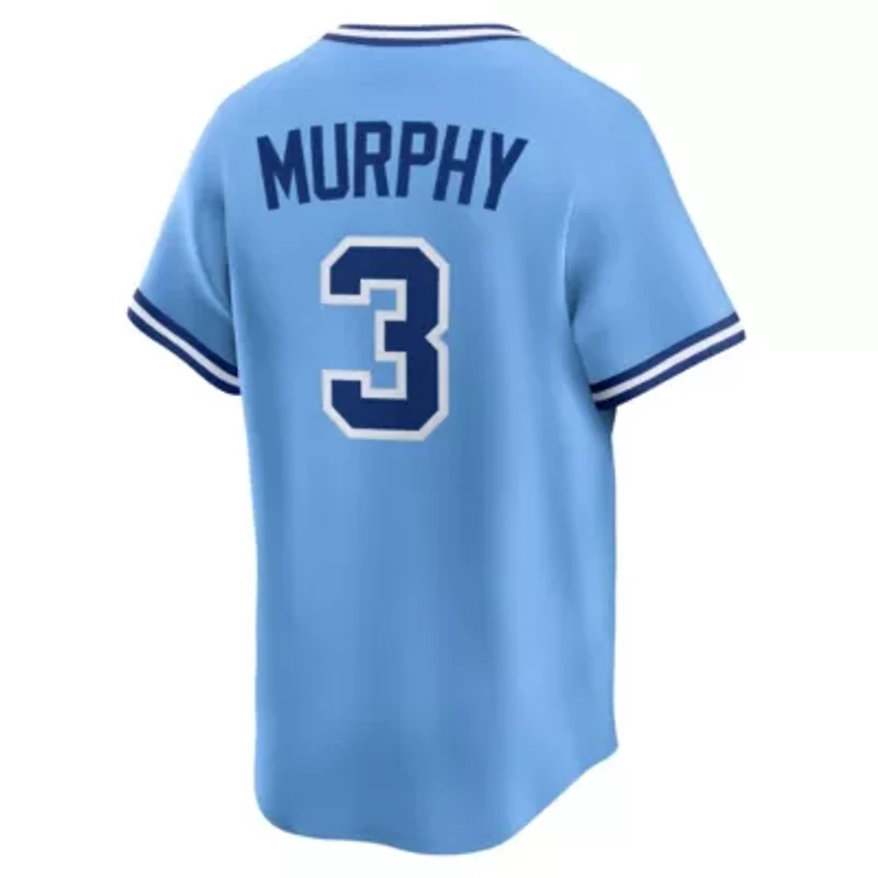 MLB Nike Dale Murphy Light Atlanta Braves Throwback Cooperstown Collection Limited Jersey