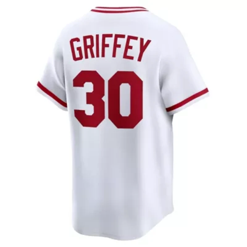 MLB Nike Ken Griffey Cincinnati Reds Throwback Cooperstown Collection Limited Jersey