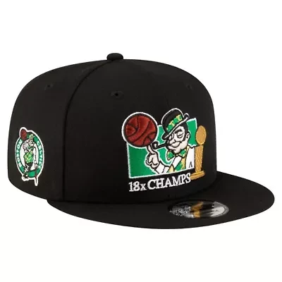 NBA Boston Celtics Lucky 18x Champs 9FIFTY Snapback Hat