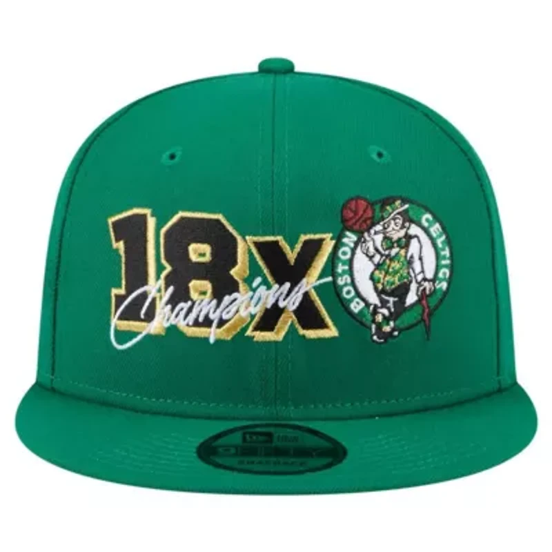 NBA Kelly Boston Celtics Big 18x Champs 9FIFTY Snapback Hat