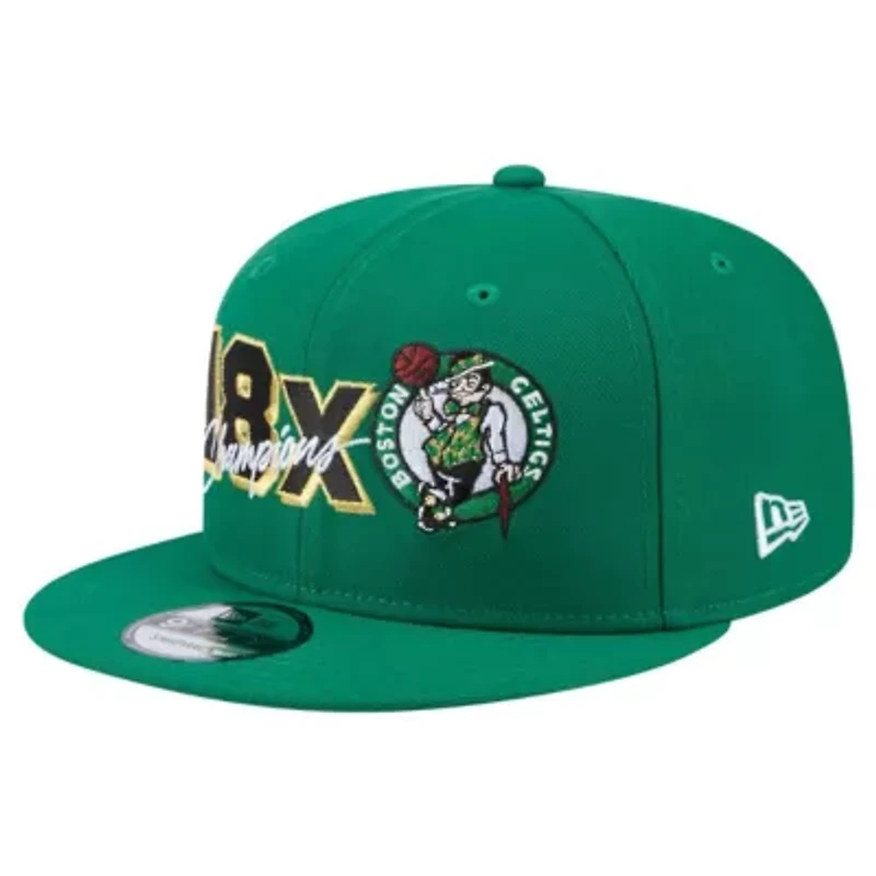 NBA Kelly Boston Celtics Big 18x Champs 9FIFTY Snapback Hat