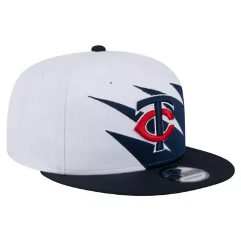 MLB Navy/White Minnesota Twins Jagged 9FIFTY Snapback Hat