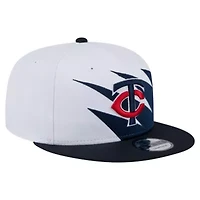 MLB Navy/White Minnesota Twins Jagged 9FIFTY Snapback Hat