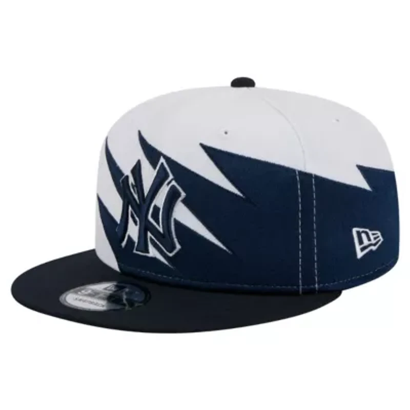 MLB Navy/White New York Yankees Jagged 9FIFTY Snapback Hat