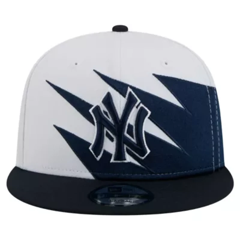 MLB Navy/White New York Yankees Jagged 9FIFTY Snapback Hat