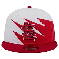 MLB Red/White St. Louis Cardinals Jagged 9FIFTY Snapback Hat