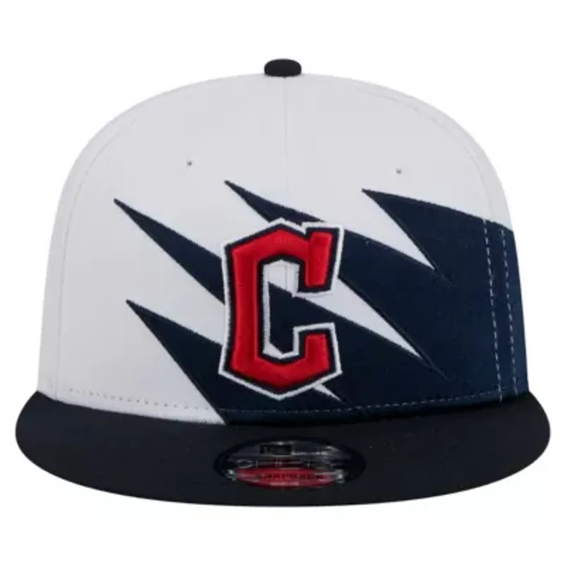 MLB Navy/White Cleveland Guardians Jagged 9FIFTY Snapback Hat