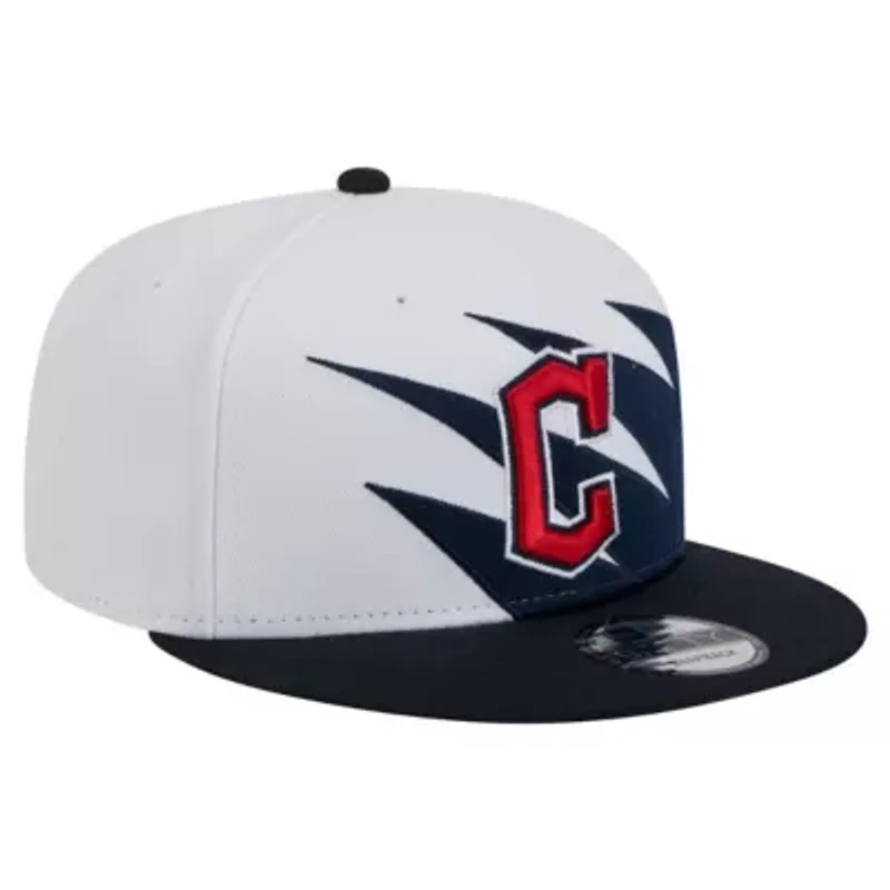 MLB Navy/White Cleveland Guardians Jagged 9FIFTY Snapback Hat