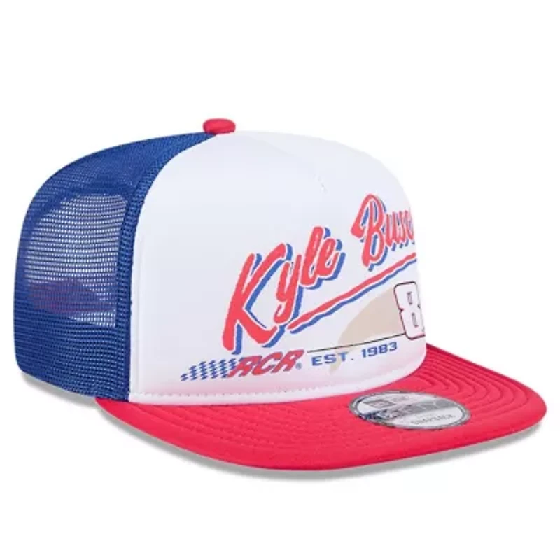 NASCAR Kyle Busch 9FIFTY A-Frame Retro Script Snapback Hat