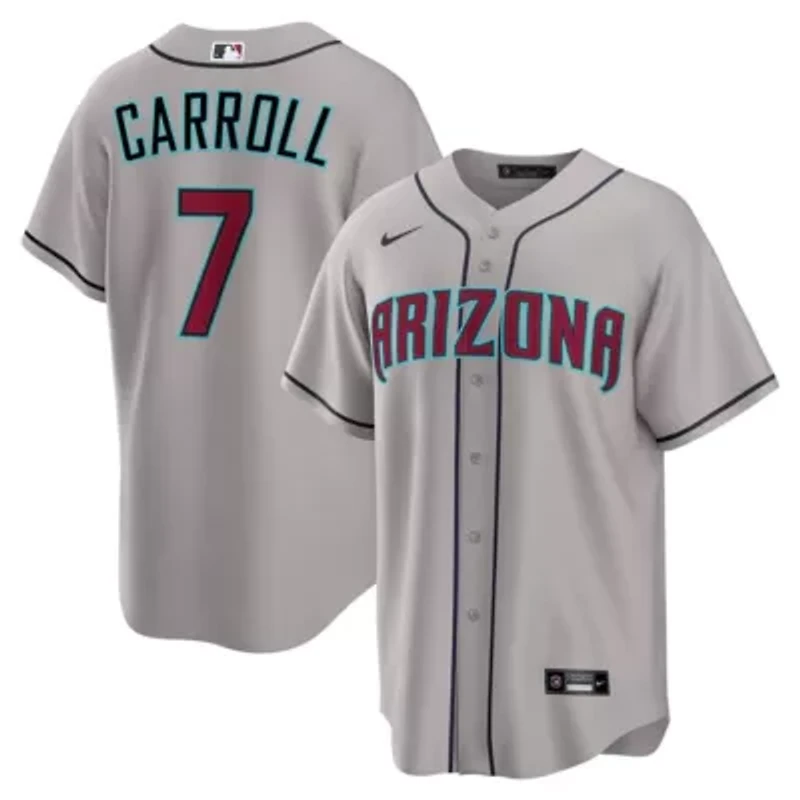 MLB Nike Corbin Carroll Arizona Diamondbacks Road Replica Jersey