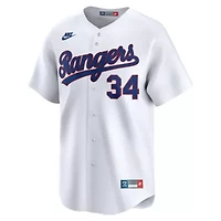 MLB Nike Nolan Ryan Texas Rangers Throwback Cooperstown Collection Limited Jersey
