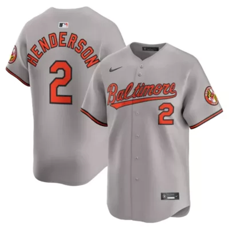 MLB Nike Gunnar Henderson Baltimore Orioles Road Limited Player Jersey