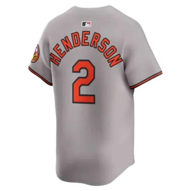 MLB Nike Gunnar Henderson Baltimore Orioles Road Limited Player Jersey