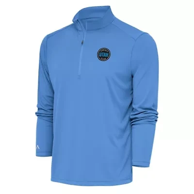 NHL Light Utah Hockey Club Tribute Quarter-Zip Pullover Top