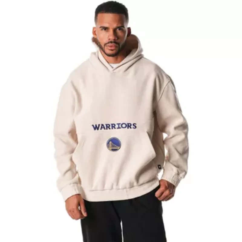 NBA Unisex Golden State Warriors Corduroy Tri-Blend Pullover Hoodie