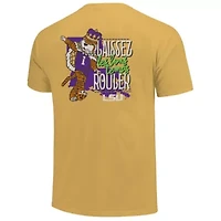 NCAA Unisex LSU Tigers Mardi Gras Hyper Local T-Shirt