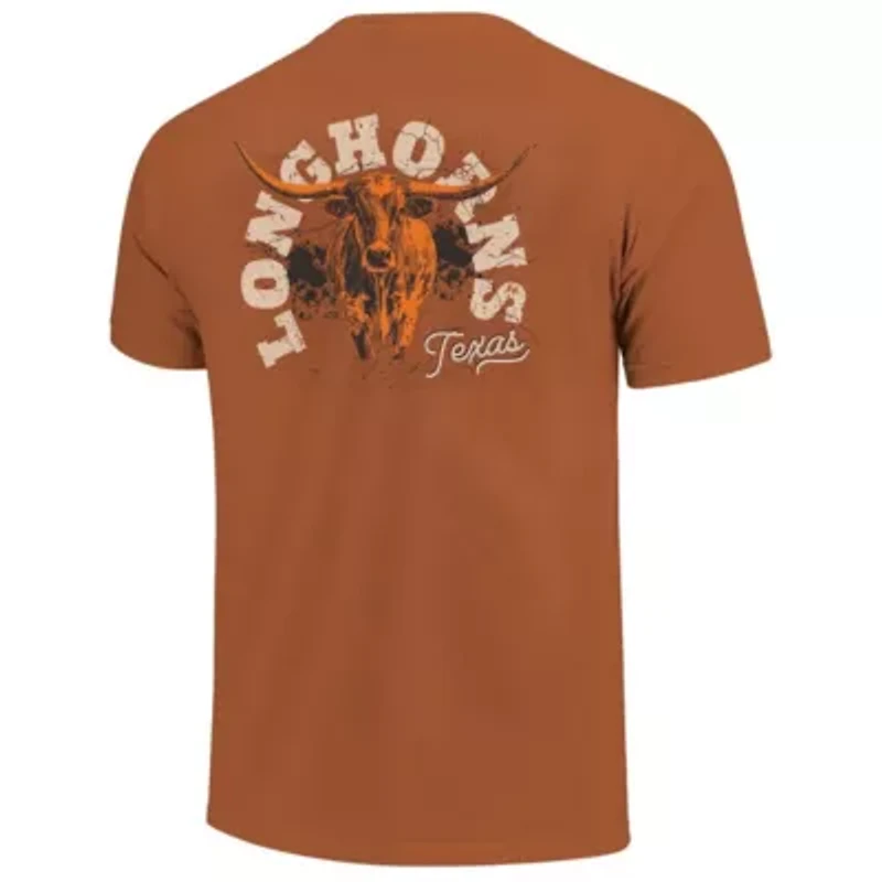 NCAA Unisex Burnt Texas Longhorns Longhorn Run Hyper Local T-Shirt