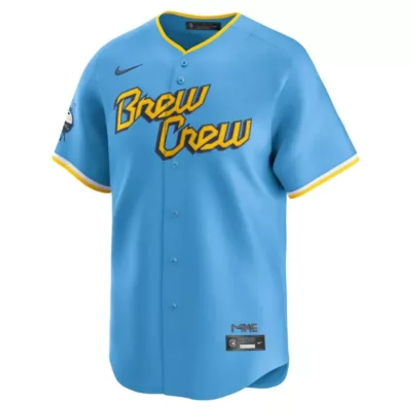 MLB Nike Light Milwaukee Brewers City Connect Limited Jersey
