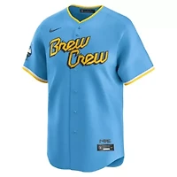 MLB Nike Light Milwaukee Brewers City Connect Limited Jersey