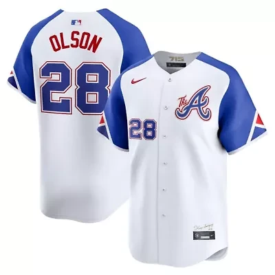 MLB Nike Matt Olson Atlanta Braves City Connect Limited Jersey