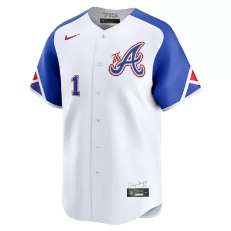 MLB Nike Ozzie Albies Atlanta Braves City Connect Limited Jersey