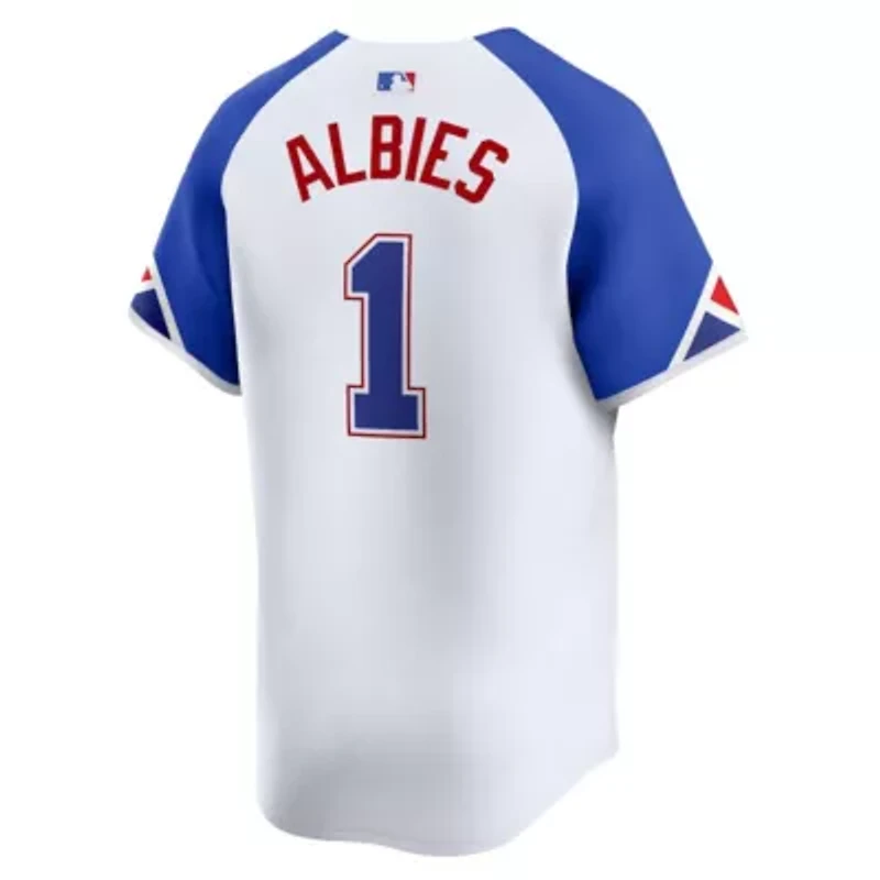 MLB Nike Ozzie Albies Atlanta Braves City Connect Limited Jersey