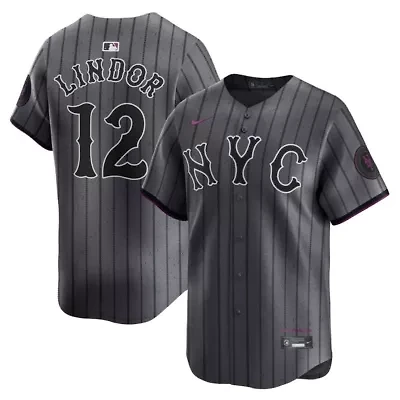 MLB Nike Francisco Lindor New York Mets City Connect Limited Jersey