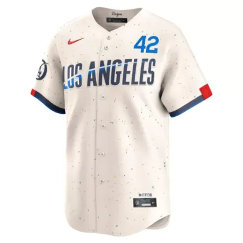 MLB Nike Jackie Robinson Los Angeles Dodgers City Connect Limited Player Jersey