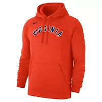 NCAA Nike Virginia Cavaliers Logo Club Fleece Pullover Hoodie