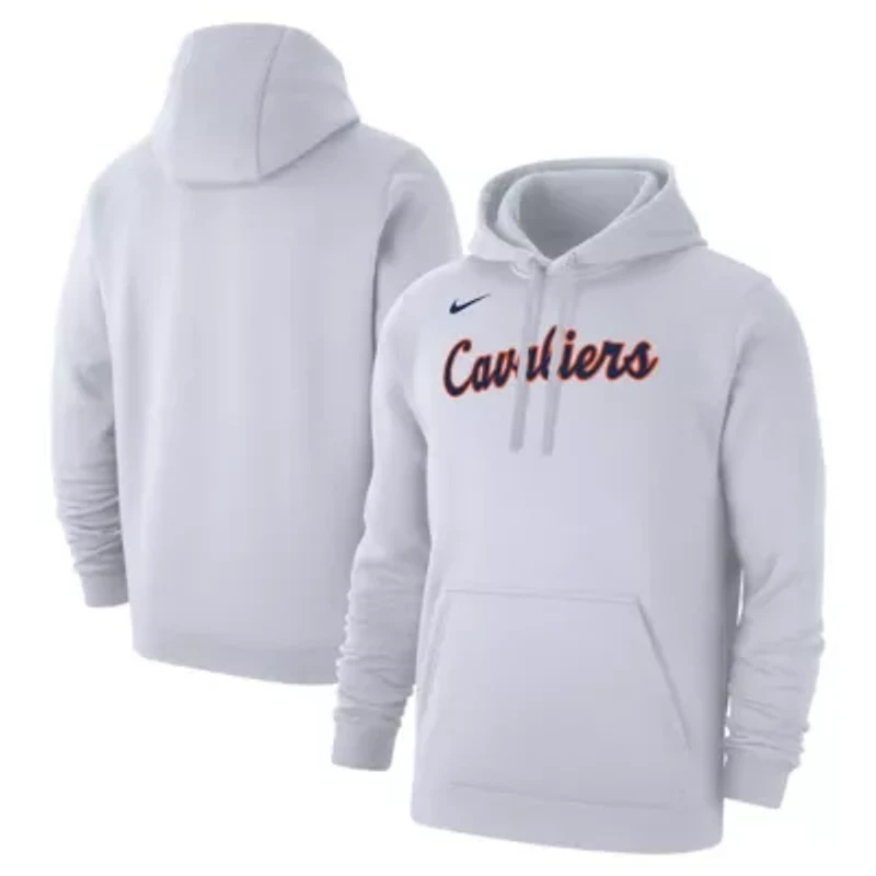 NCAA Nike Virginia Cavaliers Logo Club Fleece Pullover Hoodie