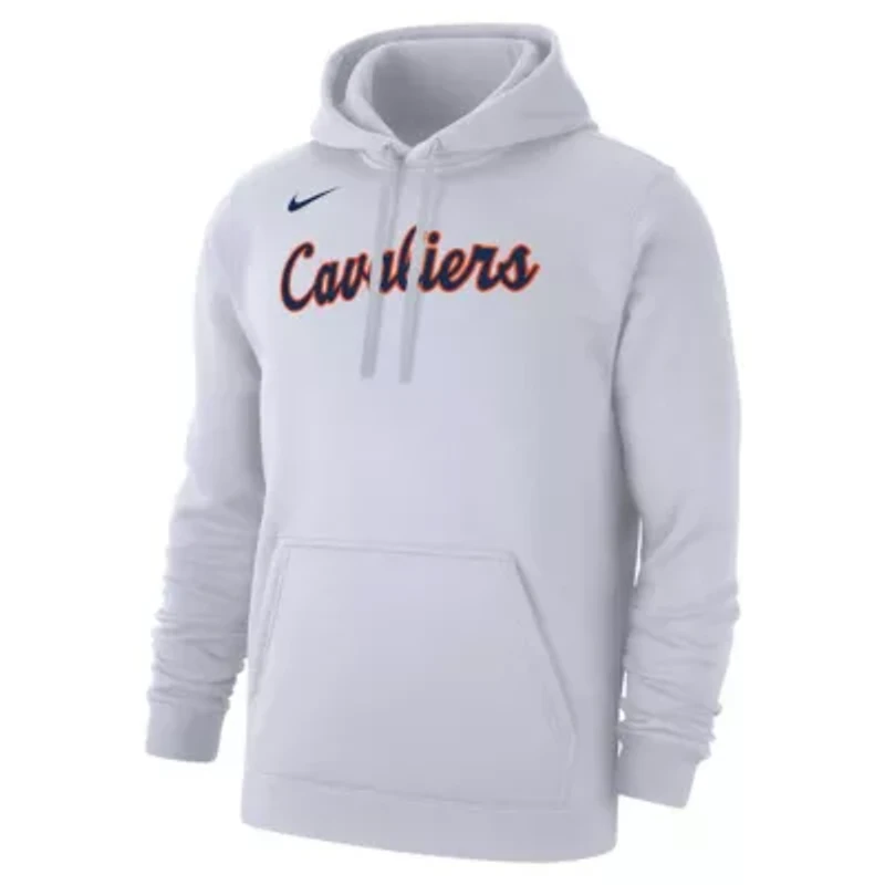 NCAA Nike Virginia Cavaliers Logo Club Fleece Pullover Hoodie