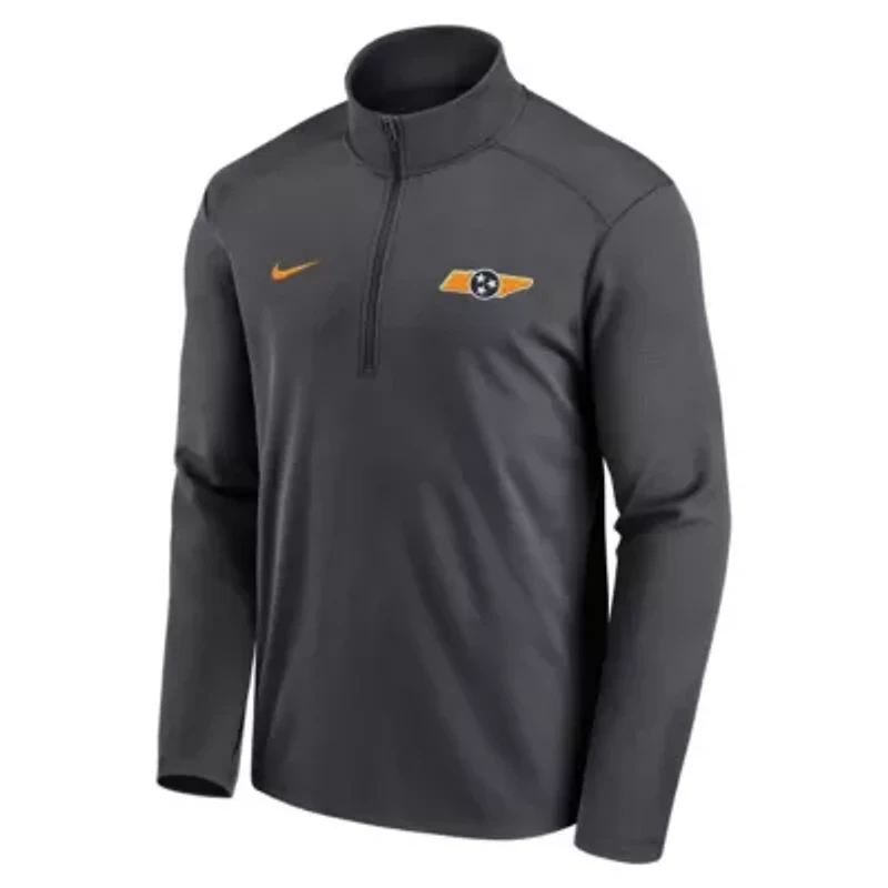 NCAA Nike Tennessee Volunteers Pacer Half-Zip Pullover Top