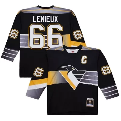 NHL Mario Lemieux Pittsburgh Penguins 1996-97 Power Play Jersey