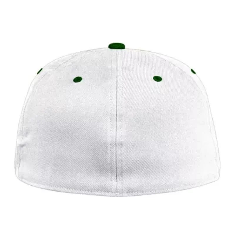 NCAA White/Green South Florida Bulls On-Field Fitted Hat