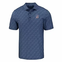MLB Detroit Tigers Pike Eco Pebble Print Stretch Recycled Polo