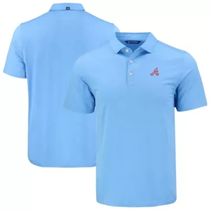 MLB Powder Atlanta Braves Coastline Epic Comfort Eco Recycled Polo