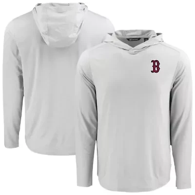 Boston Red Sox MLB Coastline Epic Comfort Recycled Eco Hoodie Long Sleeve T-Shirt