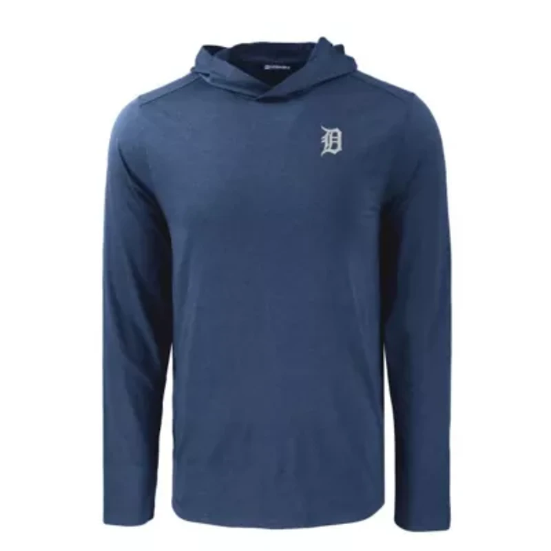 MLB Detroit Tigers Coastline Epic Comfort Recycled Eco Hoodie Long Sleeve T-Shirt