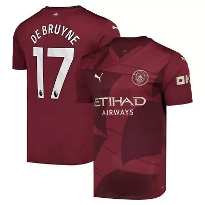 International Clubs Kevin De Bruyne Manchester City 2024/25 Third Replica Player Jersey