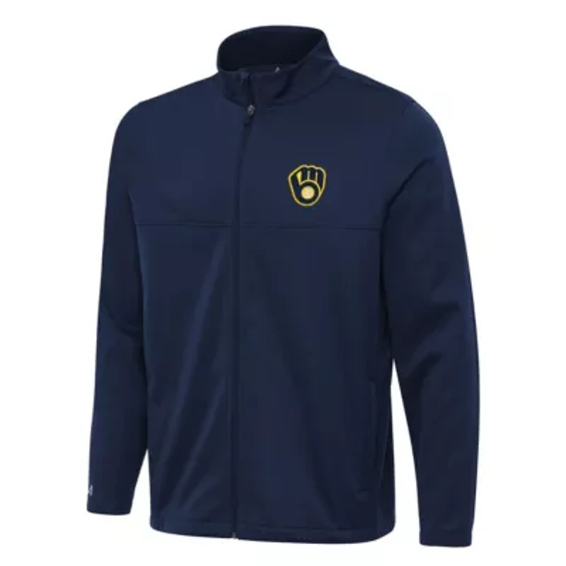 MLB Milwaukee Brewers Links 2 Full-Zip Golf Jacket