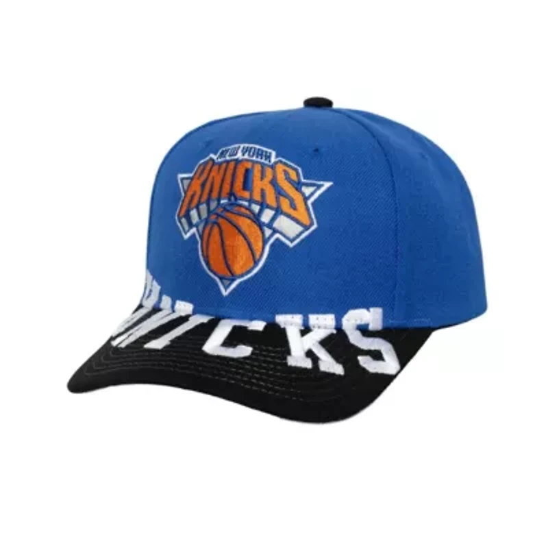 NBA Blue/Black New York Knicks Underarch Two-Tone Pro Crown Snapback Hat