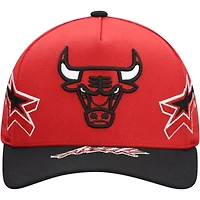 NBA Red/Black Chicago Bulls AS2K Stars Pro Crown Adjustable Hat