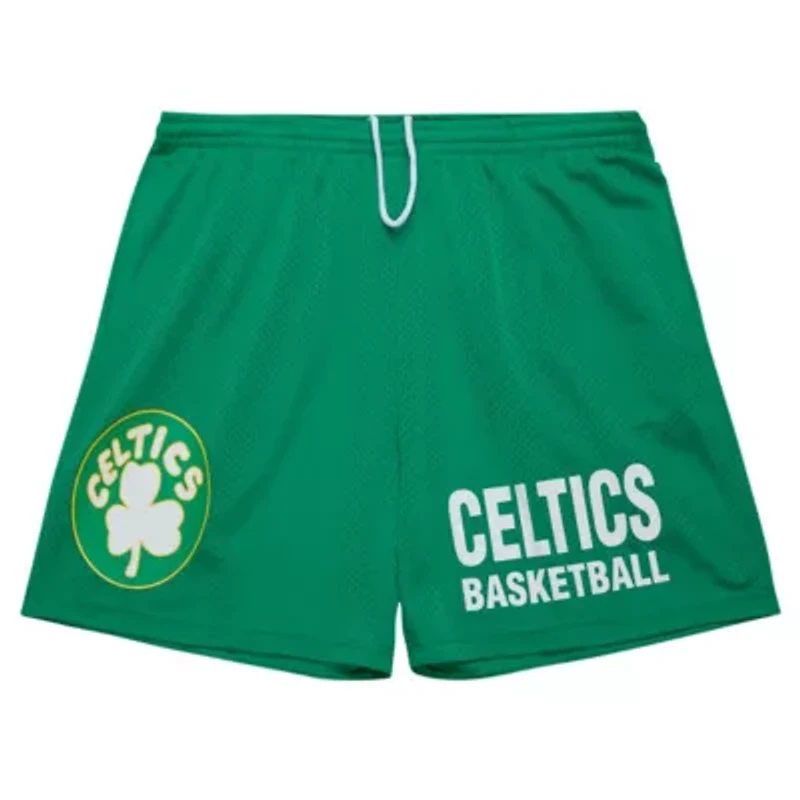 NBA Kelly Boston Celtics Hardwood Classics Gameday Mesh Shorts