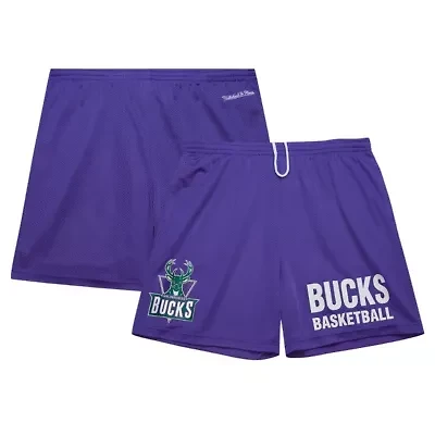 NBA Milwaukee Bucks Hardwood Classics Gameday Mesh Shorts