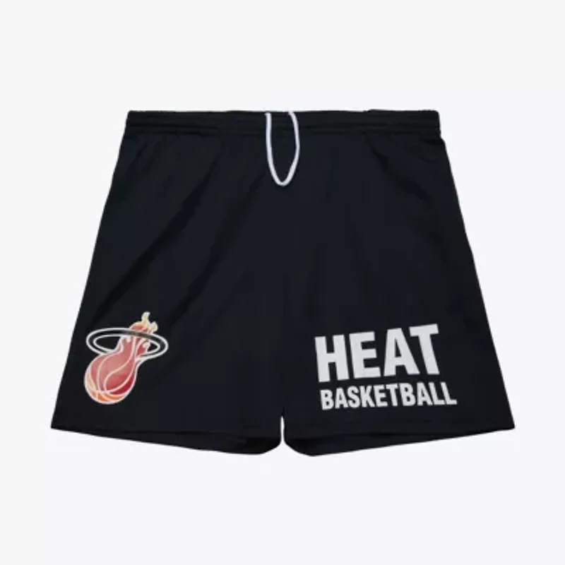 NBA Miami Heat Hardwood Classics Gameday Mesh Shorts