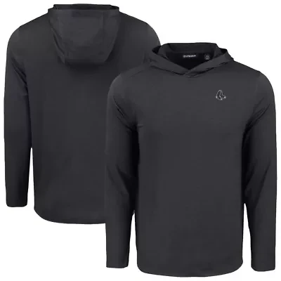 Boston Red Sox MLB Coastline Epic Comfort Eco Recycled Long Sleeve Hoodie T-Shirt