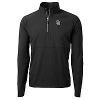 MLB San Diego Padres Adapt Eco Hybrid Raglan DryTec Quarter-Zip Jacket